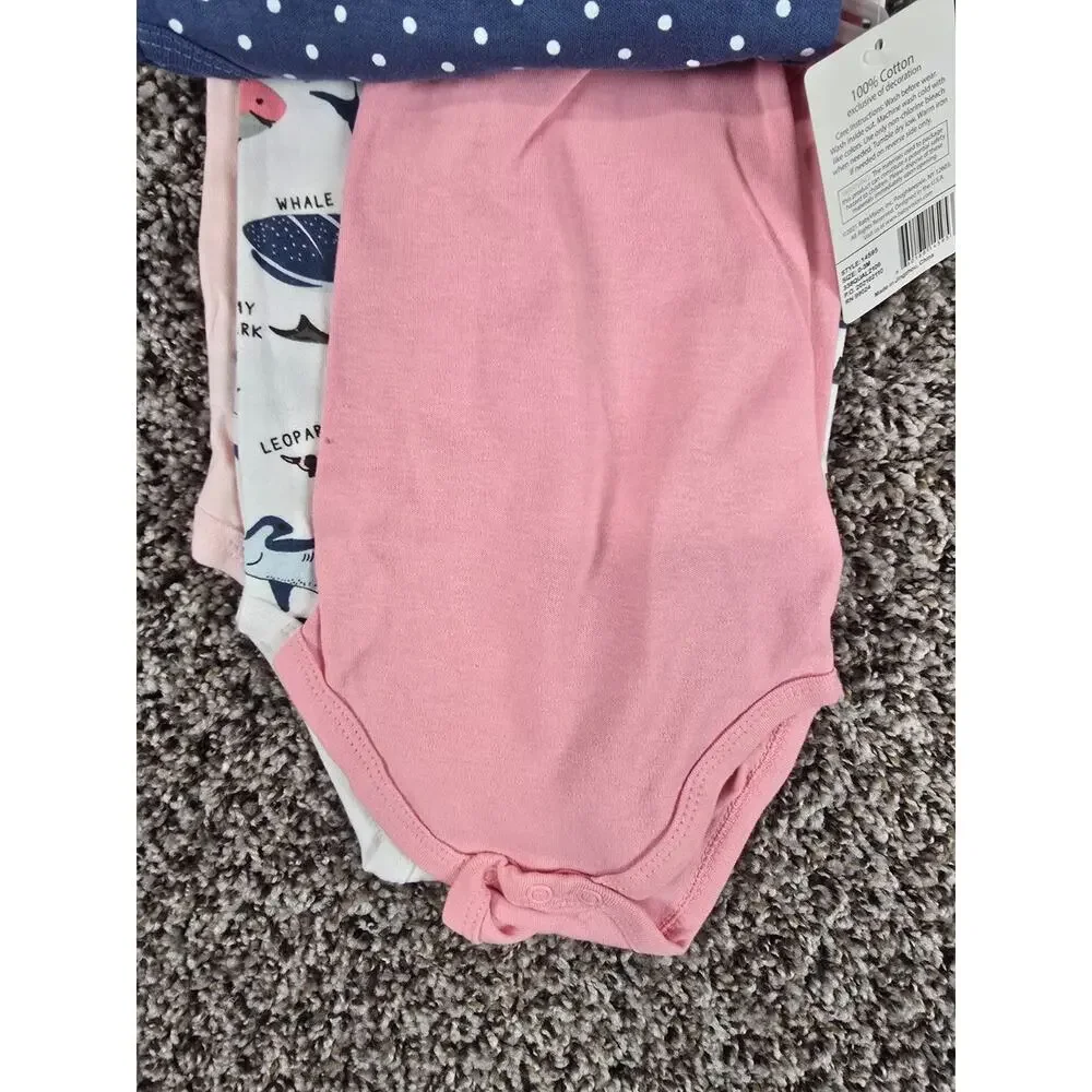 Hudson Baby infant girl Sz 0-3M sleeveless bodysuits in a 